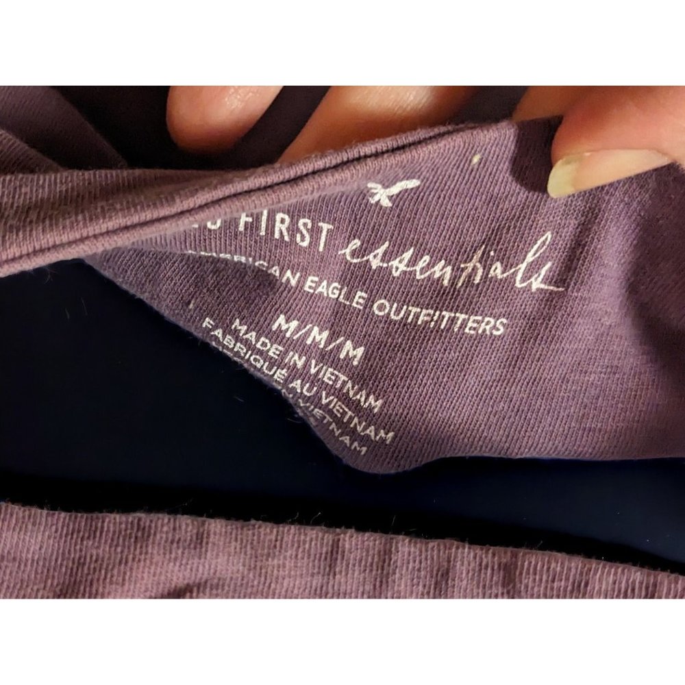 American Eagle Outfitters AEO First Essentials Crisscross Back Tank Top - Picture 3 of 6